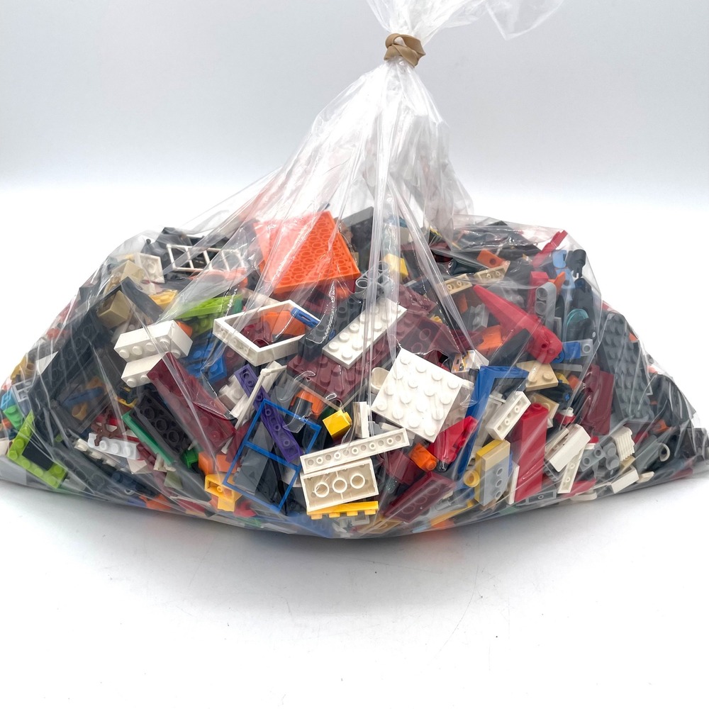 Lego Building Bricks 4.9lb Mixed Lot Kids Multicolor Good Condition Bulk Pieces